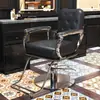 Silla Retro Pomada para Hombre Salón de Barbería Peluquería Silla Reclinable Afeitado Facial Permanente Coloración Asiento de Peluquería