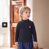 Camiseta de manga larga Jellybaby para niños, capa base cálida, nuevo estilo otoño 2026, top para niñas, ropa de bebé