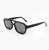 Óculos de Sol Fashion de Ponte Dupla de Alta Qualidade, Óculos de Sol Tendência em Acetato para Comércio Exterior, Óculos de Sol Polarizados Personalizados Europeus e Americanos para Homens e Mulheres