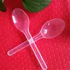 Cuchara plegable de ocho tesoros desechable material plástico grado alimenticio fabricantes pelo liso