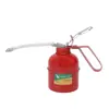 Tampa de ferro Mangueira trançada de PVC Bico de abastecimento manual Núcleo de ferro Bico de ferro Nariz de plástico ABS Corpo do recipiente de metal Pistola de óleo de alta pressão