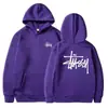 Moletom com capuz outono e inverno transfronteiriço, esportivo casual folgado, unissex, estampa de letras, marca moderna, jaqueta clássica de terry