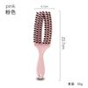 Peine de seis garras, peine de costillas de cerdo para cabello rizado y esponjoso, peine hueco para cabello, peine para melena, peine de peluquería con explosión de Amazon, peine para cabello de cerdo