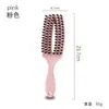 Novo pente de seis garras costelas ocas pente pente curvo especial para meninas pente de cabelo pente massageador atacado
