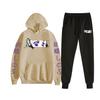 Sudaderas con capucha para pareja de Demon Slayer Ghost Blade transfronterizas, conjunto de dos piezas para hombre y mujer