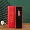 El Futuro es Prometedor Marcador Metálico Creativo Futuro Brillante Lista Dorada Marcador para Estudiante Estilo Chino Regalo Conmemorativo