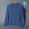 Ropa de Protección Solar para Pareja con Capucha para Hombre Transpirable Verano Exterior Secado Rápido Ropa de Piel Top Anti-UV Ropa de Protección Solar para Mujer