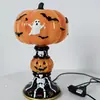 Luminária de Vitral Estilo Tiffany de Halloween Transfronteiriça