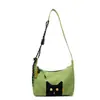 Bolsa Transversal Feminina 2025 Verão Nova Moda Diagonal Casal Mesmo Estilo Bolsa Transversal Casual Grande Capacidade Bolsa de Ombro
