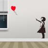 Banksy Graffiti Corazón Globo Niña Pequeña Detallado Pegatina Temu Dropshipping