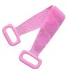 Artefacto de Frotación de Silicona para la Espalda para Baño, Toalla de Baño Larga para Frotar la Espalda, Fuerte para el Hogar, Frotador de Barro, Frotador de Ceniza, Toalla de Baño para Hombres y Mujeres