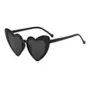 Nuevas Gafas de Sol Unisex con Forma de Corazón Estilo Europeo y Americano Transfronterizas para Mujer, Moda Tiktok, Efecto Adelgazante para Caras Grandes, Gafas de Sol Infantiles de Montura Completa