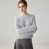 Suéter de punto trenzado 100% cachemira, corte holgado, para mujer, nuevo estilo otoño/invierno, con una textura similar a la de una nube, elegante y grueso, top de manga larga