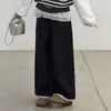 Conjunto de Tres Piezas Chaleco Rayado de Otoño para Niñas Top de Manga Larga Pantalones de Pierna Ancha Conjunto Ropa Infantil Suelta Estilo Coreano Nuevo 2026