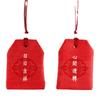 Bolsita Perfumada Bolsa Vacía Amuleto de la Paz Bolsa de la Suerte Bolsa de Brocado Rojo Cartera Pequeña Portátil con Logo