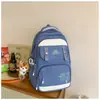 Mochila Nueva de Color Sólido Estilo Coreano para Mujer Estilo Campus Estudiante de Secundaria y Preparatoria Bolso Escolar Mochila Simple de Gran Capacidad para Mujer Lote