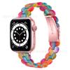 Adequado para Apple Iwatch1 Pulseira de Relógio Inteligente Ultra2 Cintura Pequena Resina Oval Pulseira Apple Watch