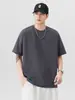 Ropa para Hombre Fengshe / Marca de moda estilo americano, camiseta de manga corta de seda helada para hombre, nuevo modelo de verano, top casual holgado y fino de media manga