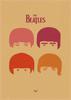 The Beatles Beatles Banda de Rock Póster de Papel Kraft Vintage Pintura Mural Decorativa para Bar Cafe 414
