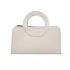 Anillo de Moda de Nicho Ins Bolso de Mano Moda Nueva 2025 Color Puro Casual Patrón de Piedra Cuadrado Pequeño Bolso Bolso