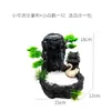 Paquete de cascada para paisajismo de acuario, tanque de selva tropical, tanque ecológico, adornos de feng shui, rocalla de resina, decoración de paisajismo