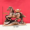 Adorno de Caballo para Riqueza Inmediata, Lingote que Cambia la Fortuna, Hazte Rico Pronto, Artesanía de Metal de Caballo del Zodiaco, Adorno de Escritorio que Atrae la Riqueza