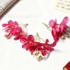 Flor de Begonia Simulada Cabeza de Flor Flor para Pasador de Pelo Adorno para el Cabello Guirnalda Pulsera Accesorios Decoración de Caja de Regalo Accesorios para Fotografía Adornos