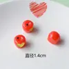 Joyas de Resina de Frutas Manzana Plátano de Venta Caliente Accesorios para Funda de Teléfono Accesorios para el Cabello Accesorios para Zuecos Pj951