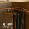 Perchas para Pantalones de Adulto, Perchas para Faldas, Soportes para Pantalones de Madera Maciza, Antideslizantes, Sin Marcas, Perchas Fuertes para Ropa, Pinzas de Madera para Pantalones al por Mayor