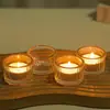 Taza de Vidrio Transparente Creativa para Velas Aromáticas Recipiente para Velas Hecho a Mano DIY Taza de Vidrio Grueso para Velas Aromáticas