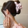 Pinza de Garra de Nube Plegada de Tela para Mujeres Peinado Recogido Completo de la Parte Posterior de la Cabeza Pinza para el Cabello 2025 Nuevo Pinza de Tiburón de Gama Alta Adorno para la Cabeza