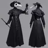 Fantasia Popular de Halloween para Adultos Estilo Medieval Steampunk Doutor da Peste Europeu e Americano Fantasia de Corvo Dropshipping