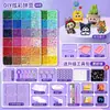 Kit de material de arte com miçangas de alta qualidade, conjunto completo incluindo ferramentas DIY, 264 cores, quebra-cabeça de arte com miçangas 3D em cores vibrantes
