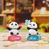 Figuras de dibujos animados de moda estilo chino, Caja sorpresa Familia Panda Zuanzuan, decoraciones de escritorio creativas, juguetes de moda, regalos navideños