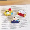 Broche Criativo de Desenho Animado Sanrio Todo Teste Deve Ser Passado Fofo para Ser o Nº 1 Insígnia de Metal Decorações de Prêmio para Estudantes