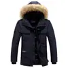 Chaqueta de Algodón Engrosada Nueva para Hombre de Otoño e Invierno Facturable, Abrigo con Capucha de Longitud Media para Hombre, Chaqueta de Algodón 5928, Abrigo de Algodón Sin Marca