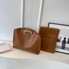 Bolsa de grande capacidade feminina outono versátil 2023 nova clutch simples casual portátil para o dia a dia e trabalho bolsa tote