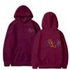 2023 nueva sudadera con capucha dulce de colores con letras de galletas, moda para hombres y mujeres