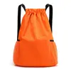 Mochila con Cordón Resistente al Agua, Bolsa con Cordón de Baloncesto, Logo Personalizable, Bolsillos Laterales, Gran Capacidad, Bolsa para Eventos y Entrenamiento