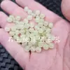 Xiuyu Amarelo Contas Redondas Contas de Jade Amarelo Claro Quartzo Pulseira de Jade Acessórios para Colar Contas de Jade Feitas à Mão