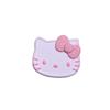 Biscoitos Grandes Cabeça Hello Kitty KT Acessórios de PVC Cola Macia Acessórios DIY Fivela Chinelos com Furo Decoração de Presilha de Cabelo para Capa de Celular