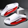 Pantuflas de Verano para Hombre Tendencia Ropa Exterior Suela Gruesa Antideslizantes Suela Suave Personalidad Sandalias de Playa Sensación de Pisada de Caca Pantuflas de Una Tira para Hombre