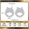Aretes circulares estilo bosque para mujer, aretes de moda otoño e invierno, aretes de diseño de nicho de lujo ligero, joyería de plata s925 al por mayor