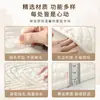 Juego de Baño de Tres Piezas de Terciopelo de Algodón con Espuma Viscoelástica, Hoja, Transfronterizo, Absorción de Agua, Alfombrilla Antideslizante para Piso, Alfombrilla para Inodoro