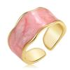 Anillo de borde dorado con esmalte de caída de alta gama transfronterizo estilo retro, anillo de metal Joker de moda, conjunto de anillos combinados, venta al por mayor