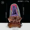 Geodo de Cristal de Ametista Natural do Brasil e Uruguai, um Ornamento de Cristal de Alto Padrão para Casa e Escritório