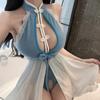 Lin Linting Sexy Lingerie Cheongsam Tentação Mulheres Puro Desejo Antigo One-piece Uniforme Tentação Terno 2769