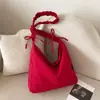 2026 Nueva Bolsa de Gran Capacidad para Mujer Bolso Casual para Mujer Plegado Verano Diseño de Nicho Bolso de Hombro Único Bolso Cruzado para Viajes