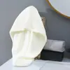 Touca Turbante Simples Feminina de Veludo Coral Espesso, Espessa, Absorvente de Água, Secagem Rápida, Amazon, Comércio Exterior Transfronteiriço, Luxo Leve