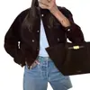 Jaqueta Curta Nova Outono 2026 Europeia e Americana Transfronteiriça Dropshipping Roupas Femininas Moda Casual para o Dia a Dia Jaqueta Solta